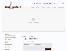 Tablet Screenshot of hotelgeysir.is